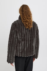 Ichi Finta Faux Fur Jacket-Forged Iron-20121230