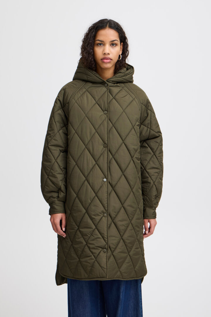 ICHI Hansa Jacket in Rifle Green - 20116646