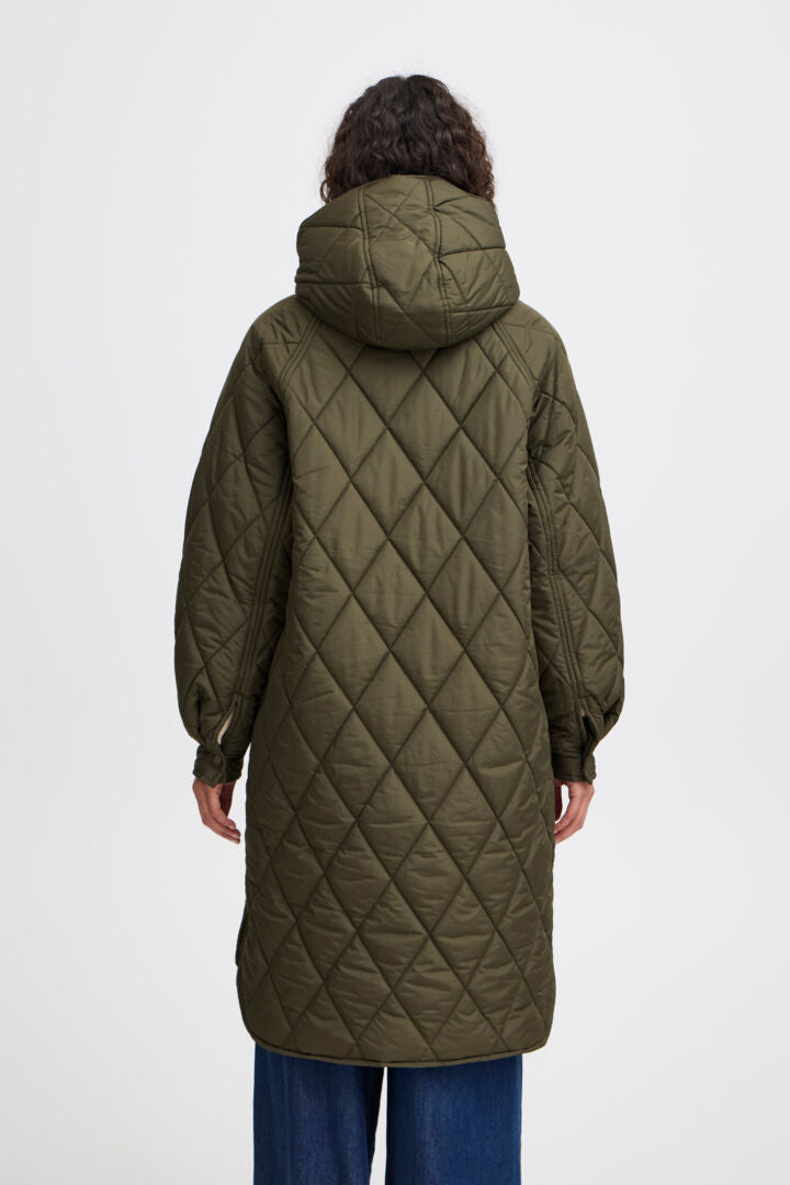 ICHI Hansa Jacket in Rifle Green - 20116646