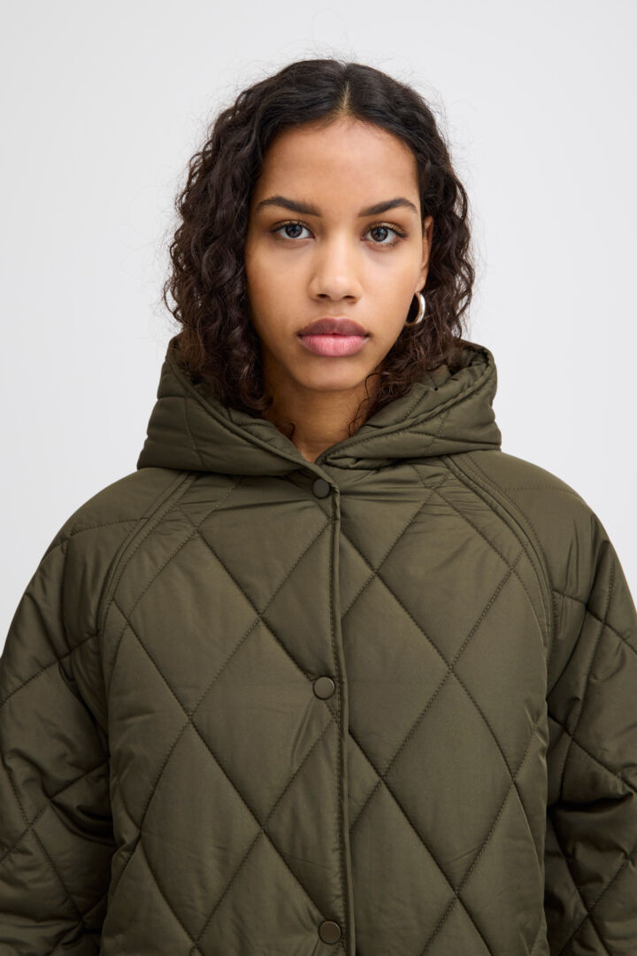 ICHI Hansa Jacket in Rifle Green - 20116646