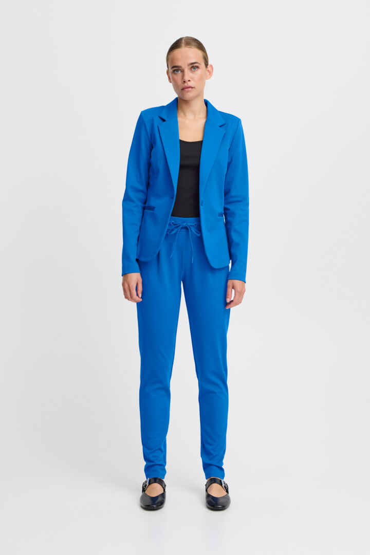 ICHI Kate Blazer in Strong Blue - 20101801