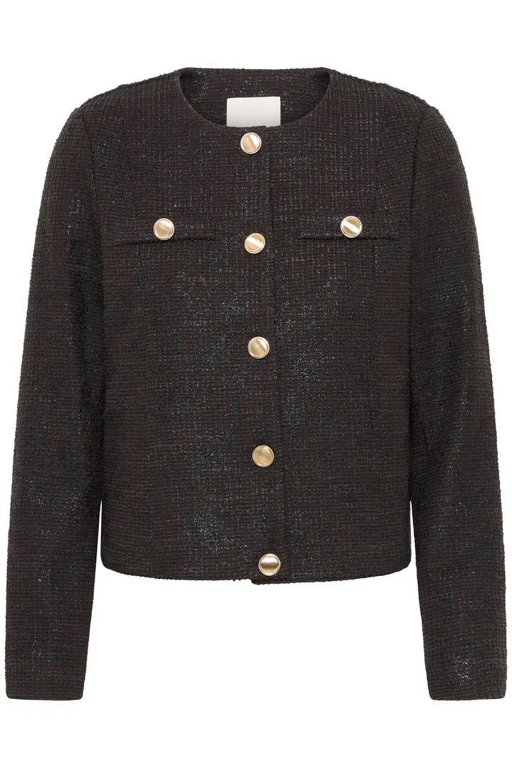 ICHI Kate Gleam Jacket in Black - 20124867