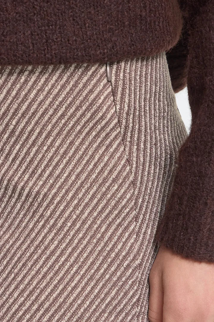 Ichi Kate Twillish Wide Pant in Almond Milk