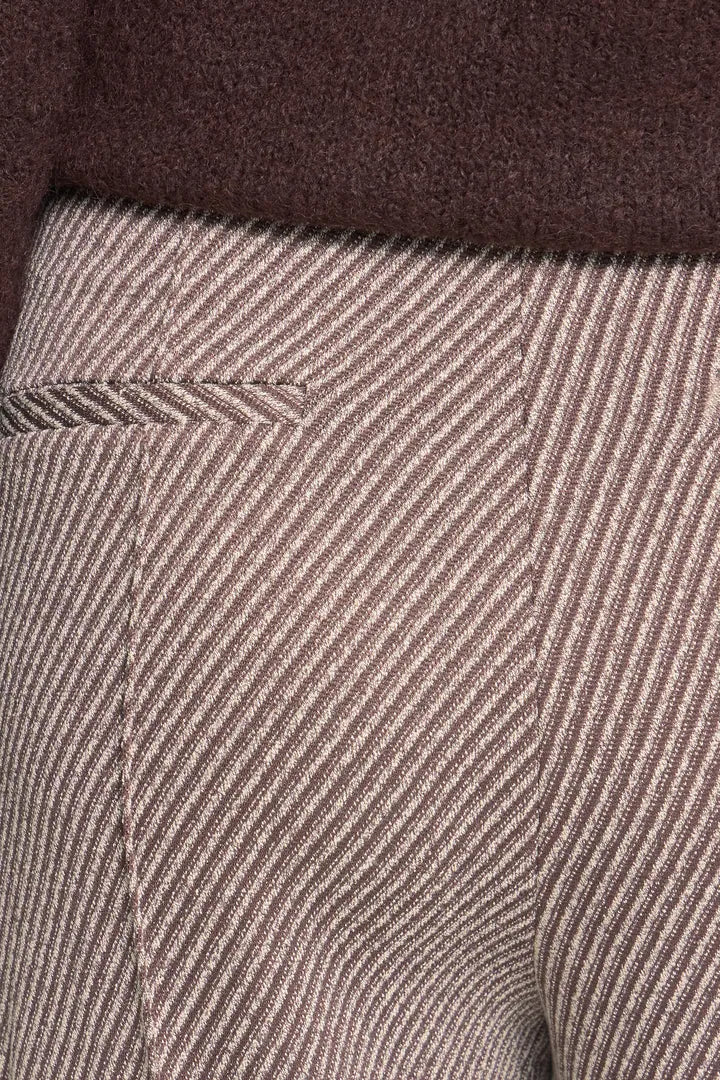 Ichi Kate Twillish Wide Pant in Almond Milk