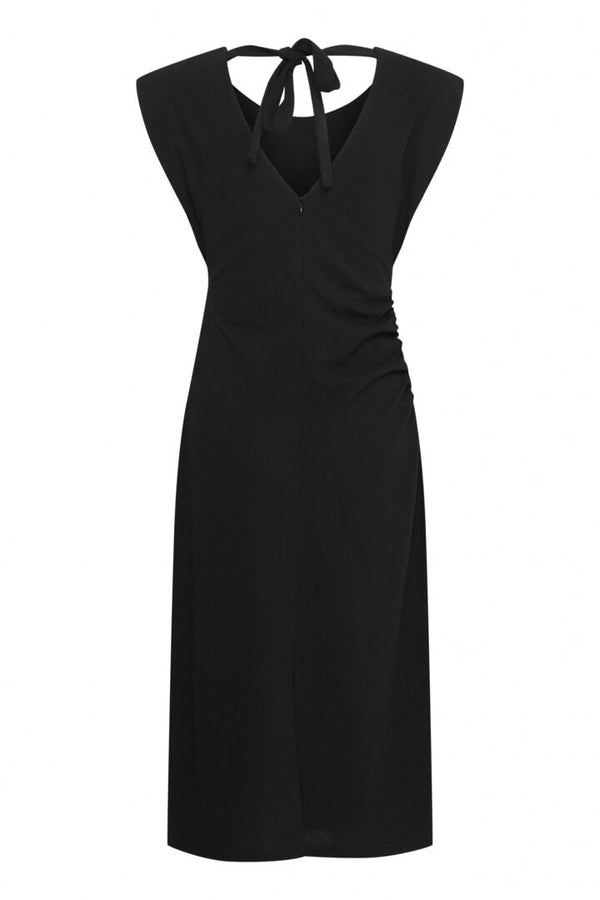 Ichi Katine Jersey Dress-Black-20121207