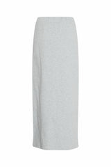 Ichi Lela Maxi Skirt-Light Grey Melange-20122474