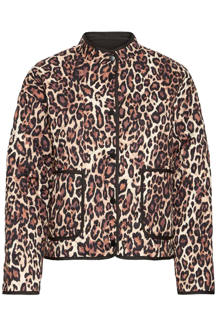 ICHI Livanta Jacket in Leopard - 20125194
