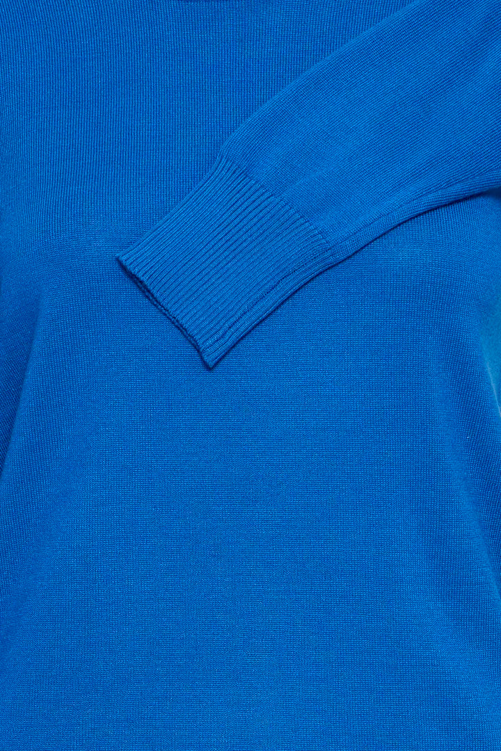 ICHI Luls Puff Long Sleeve in Nebulas Blue - 20126030