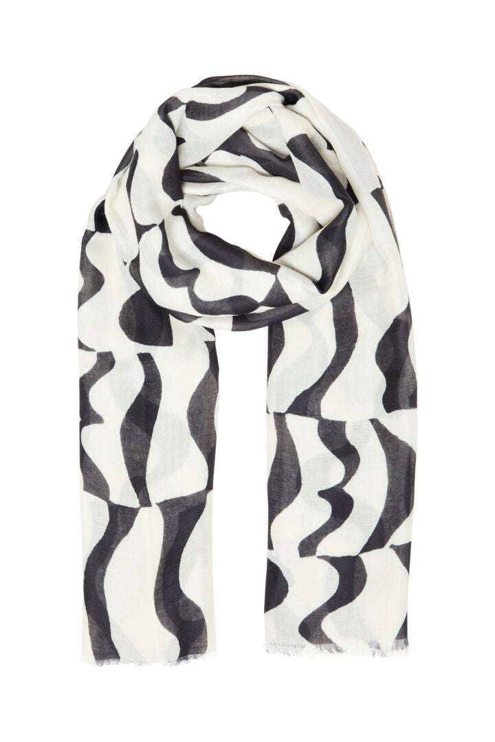 ichi marte scarf black evalucia boutique perth scotland