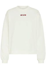 ICHI Merella Brushed Sweatshirt in Cloud - 20124589