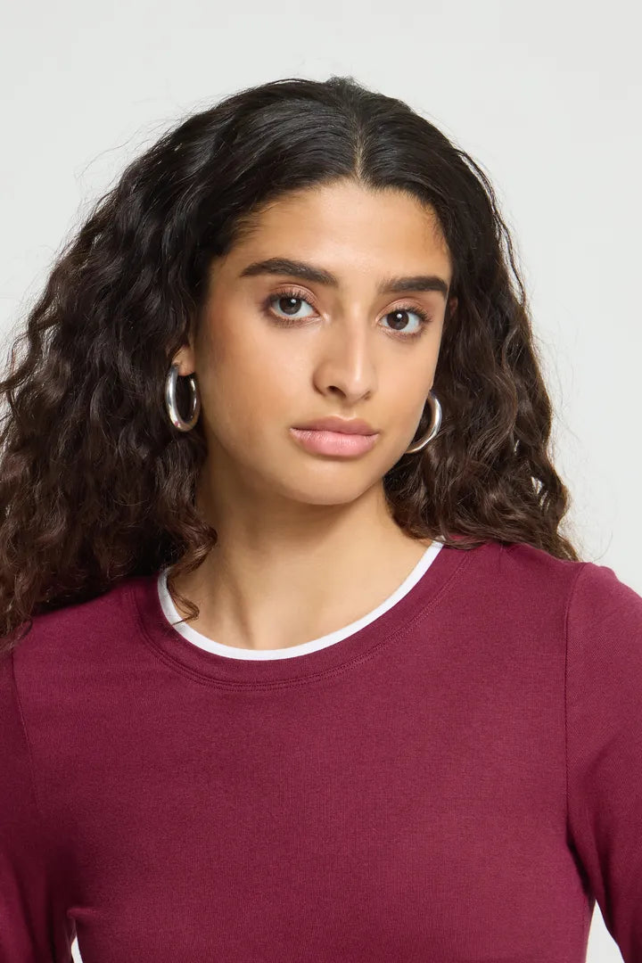 Ichi Nellaya Long Sleeve in Rhododendron
