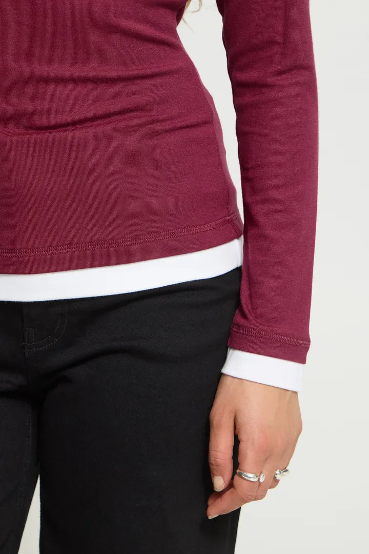 Ichi Nellaya Long Sleeve in Rhododendron