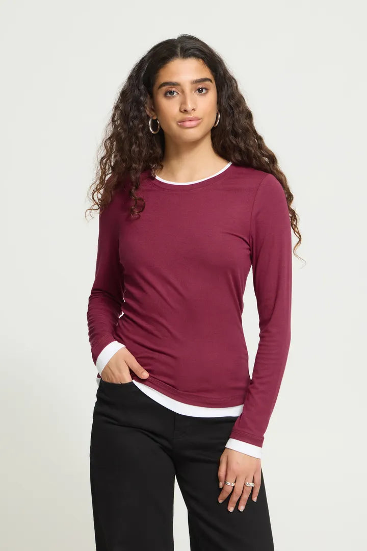 Ichi Nellaya Long Sleeve in Rhododendron