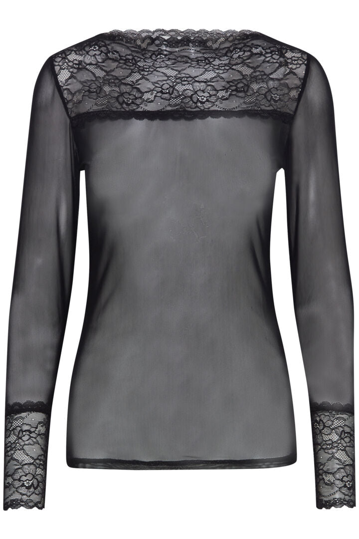 ichi odetta top black evalucia boutique perth scotland