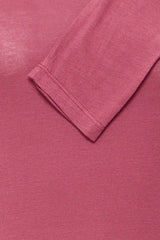 ICHI Philuca Long Sleeve Top in Maroon - 20117290