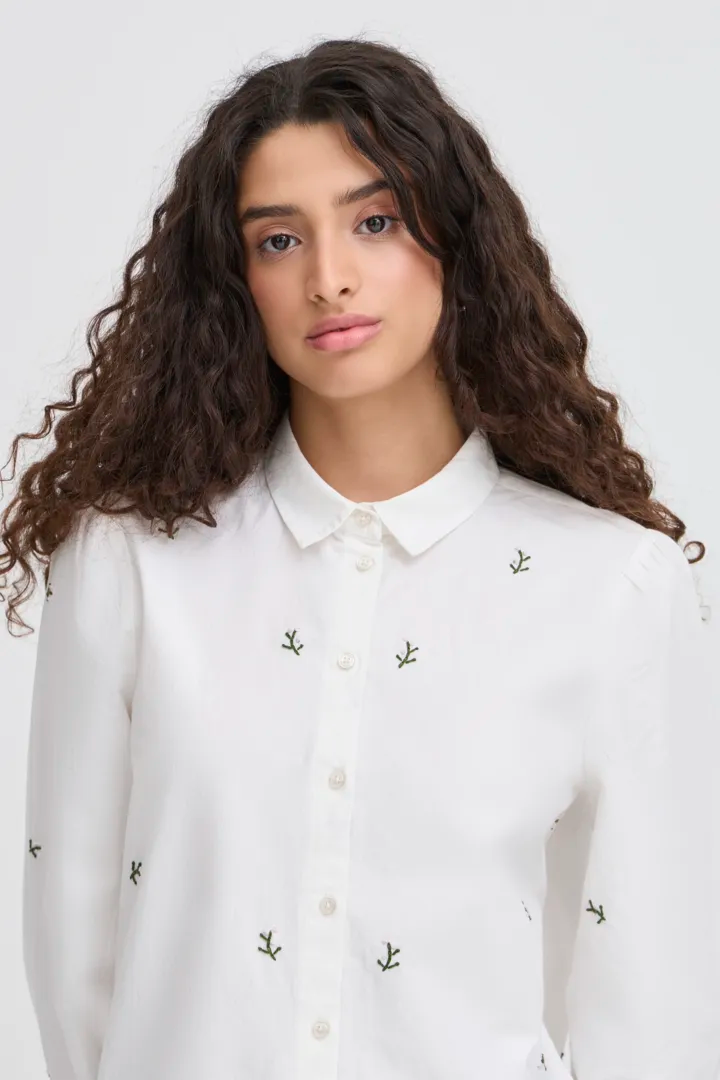 ICHI Sanaz Shirt in Zephyr Flower - 20124122