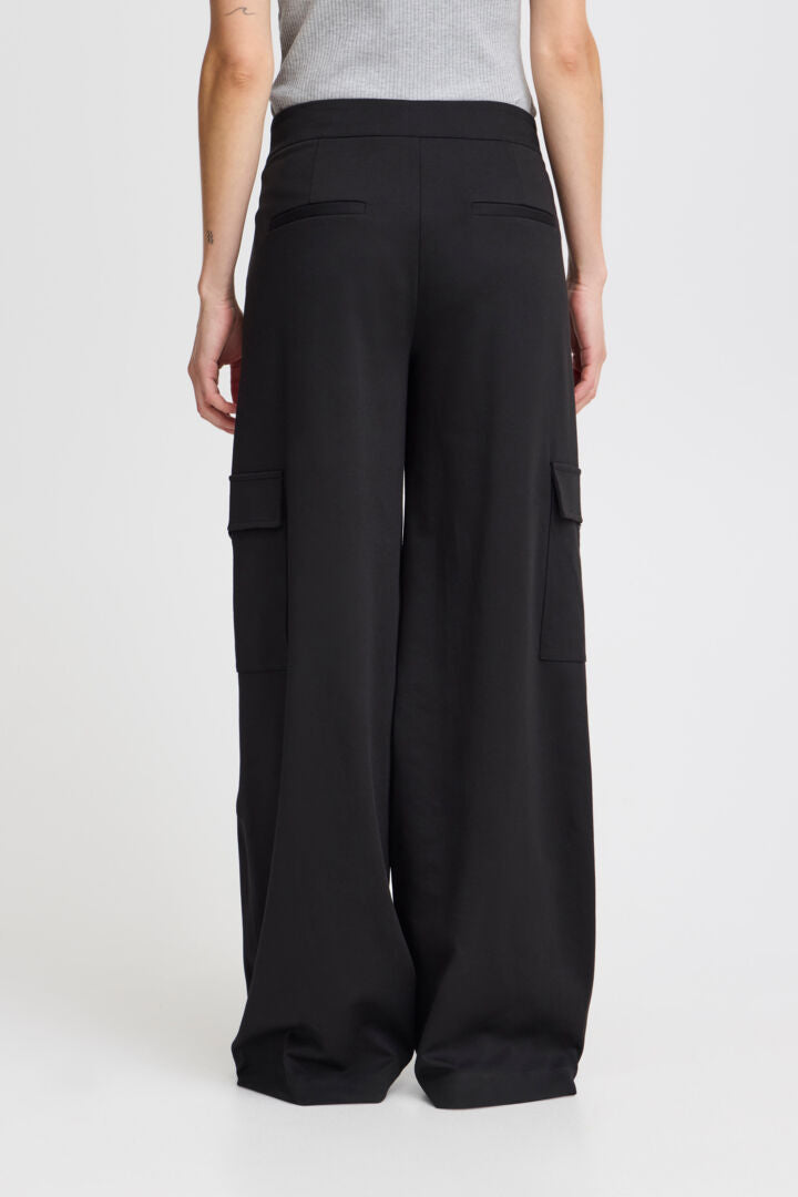 Ichi Simonse Trousers-Black-20121795