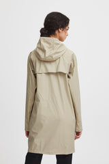 Ichi Tazi Rain jacket-Doeskin-20102965