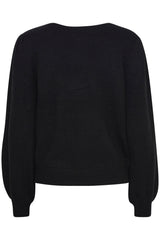 ichi virelle jumper black evalucia boutique perth scotland