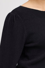 Ichi Virelle Jumper-Black-20121631