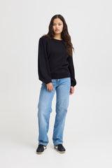 Ichi Virelle Jumper-Black-20121631