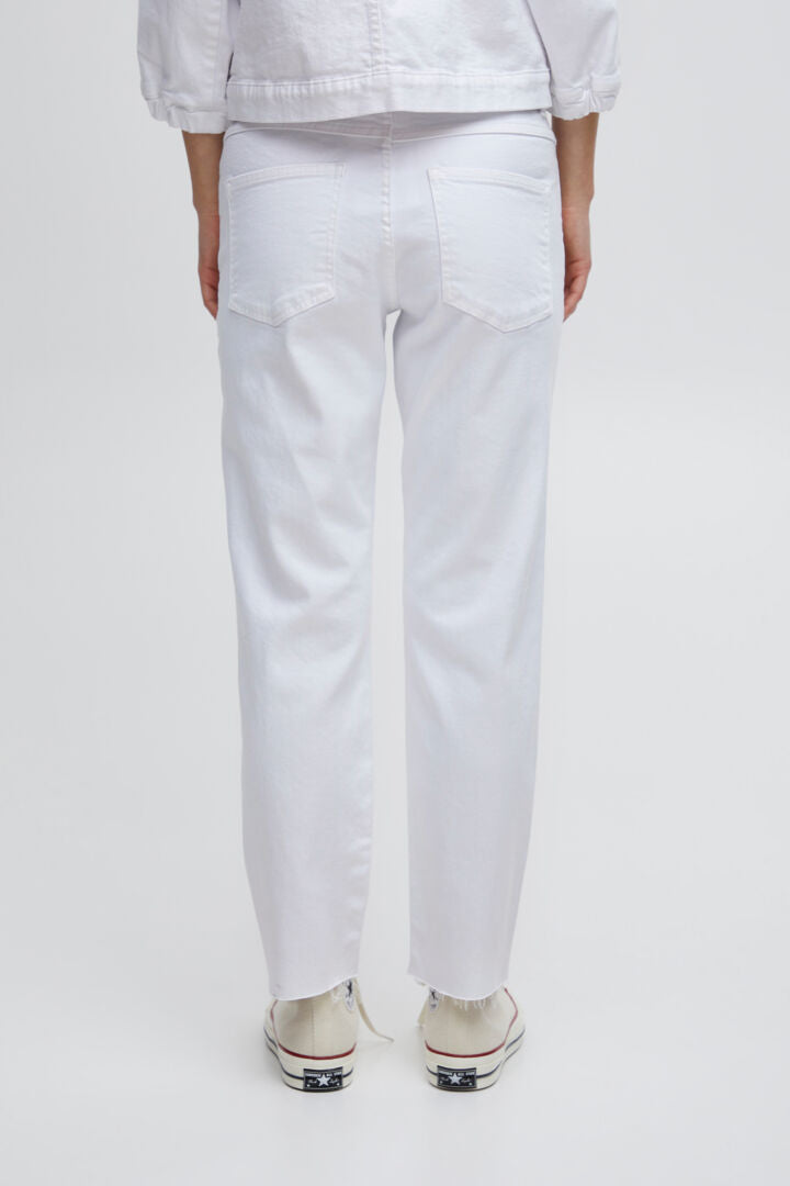 Ichi Ziggy Raven Jeans-Bright White-20118315