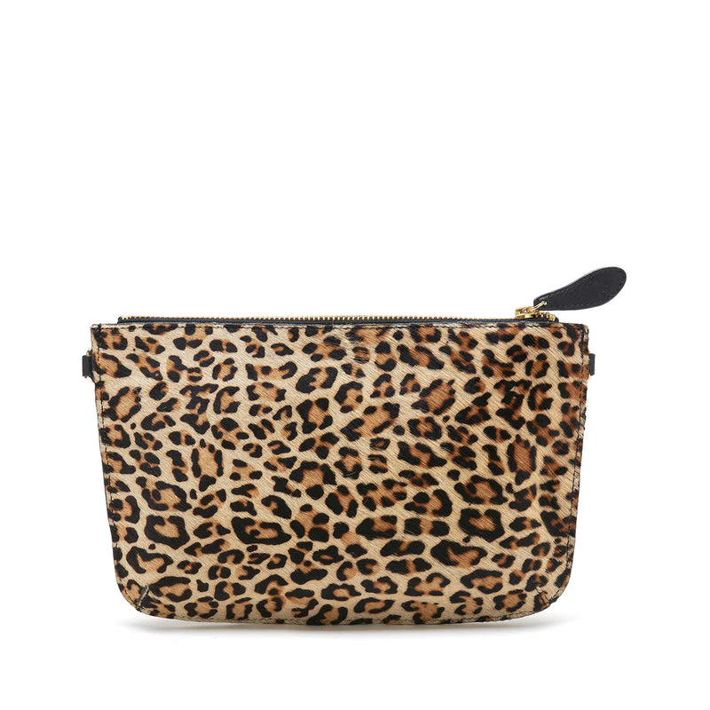 Bell & Fox Izzy Crossbody/Clutch in Light Leopard Mix