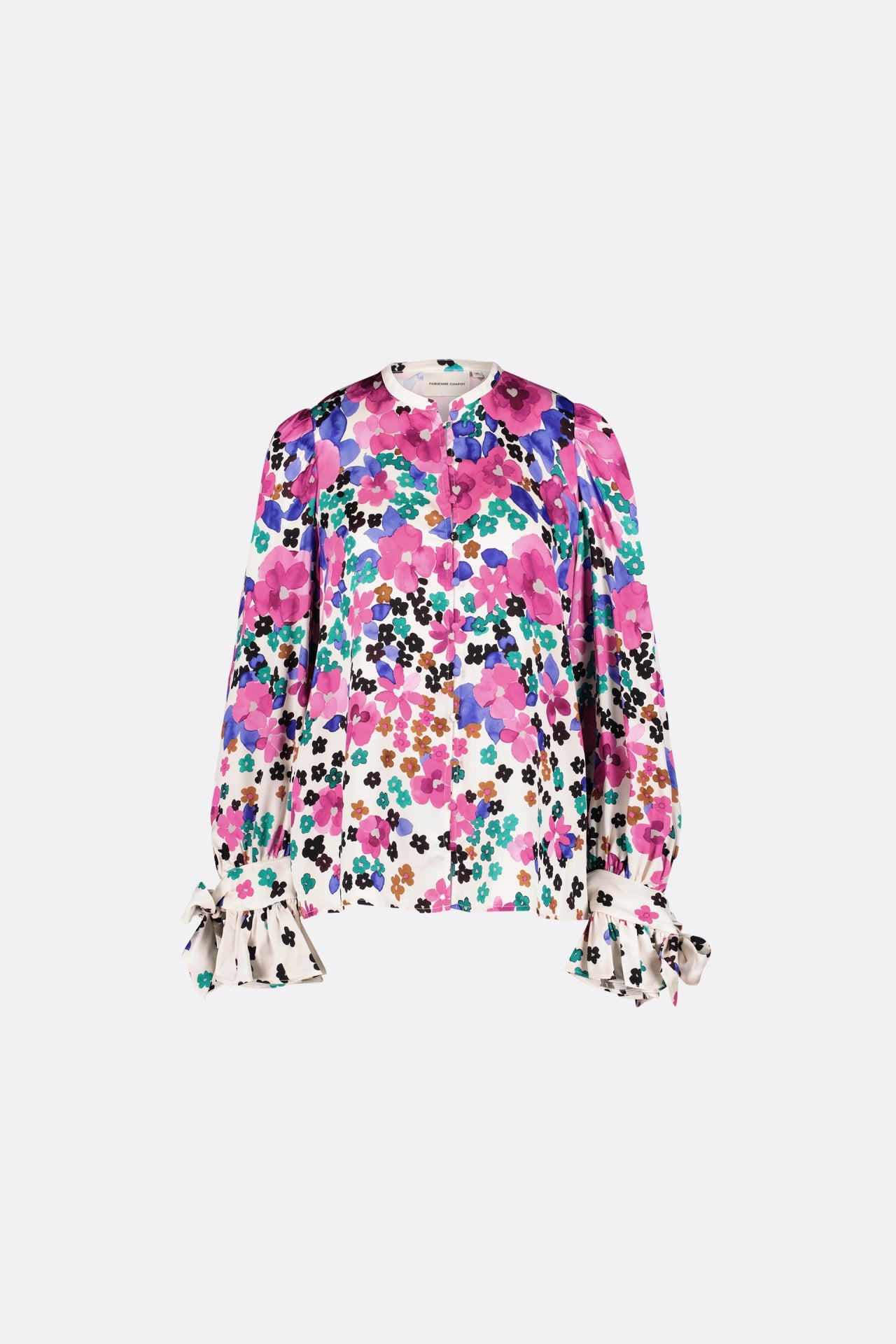 Fabienne Chapot Kylie Blouse-Cream White/Bubble G Pink Pansy Rain