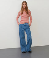 Sofie Schnoor Trousers-Denim Blue-S233208