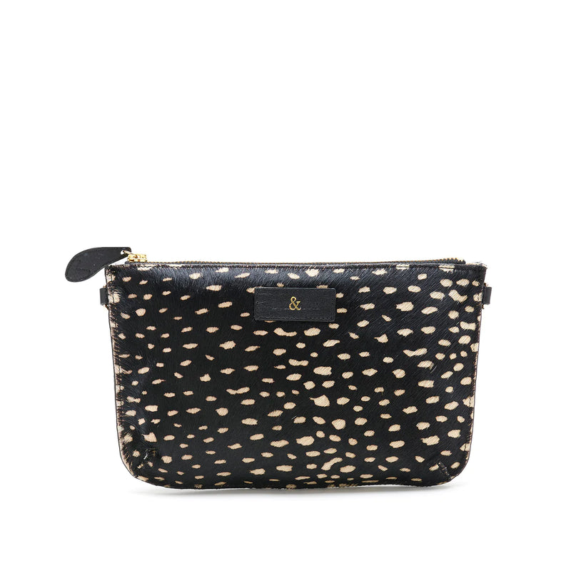 Bell & Fox Izzy Crossbody Bag in Black and White Dot