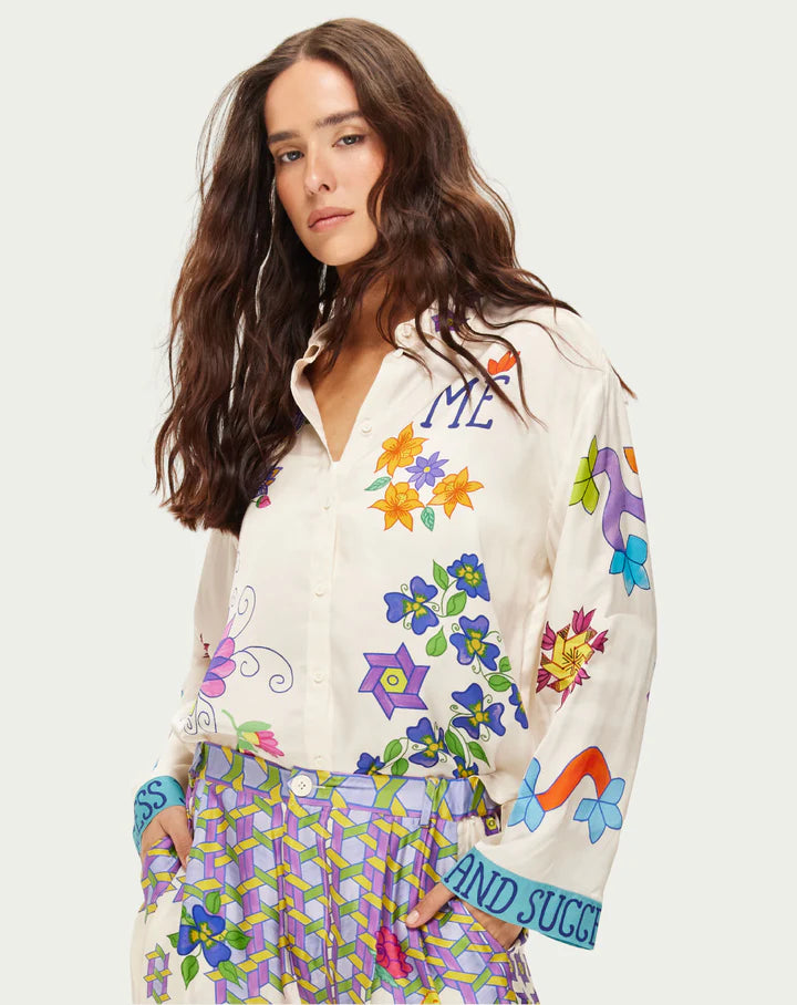 Me369 Aurora Oversized Shirt in Markers