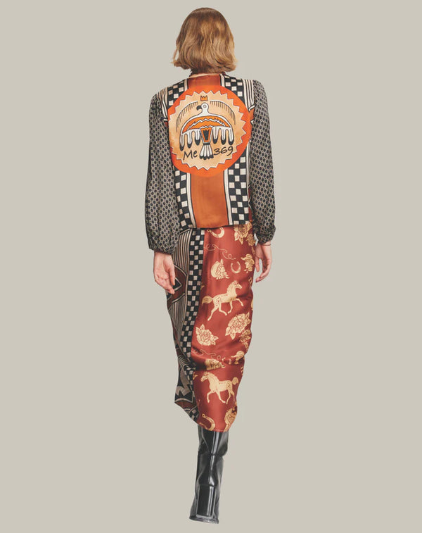 Me369 - Avia Round Neck Shirt in Rodeo