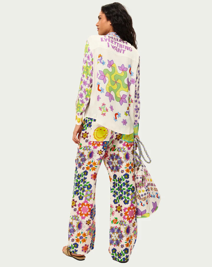 Me369 Isabel Printed Shirt in Markers
