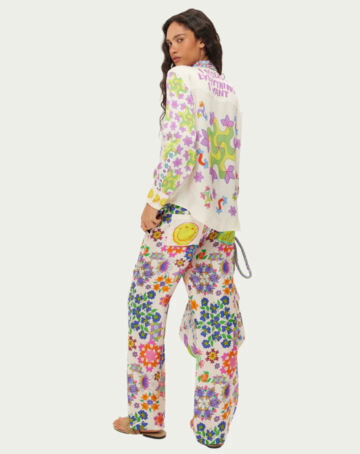 Me369 Isabel Printed Shirt in Markers