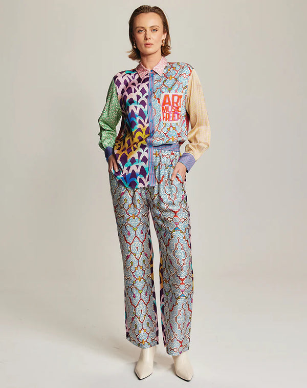Me369 - Isabel Printed Shirt in Shipibo