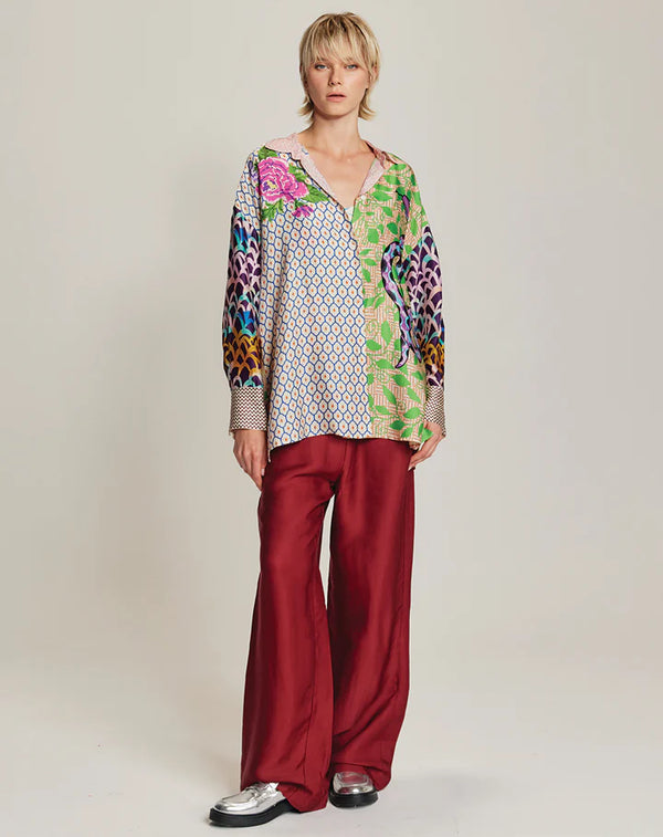 Me369 - Parker Collar Shirt in Shipibo