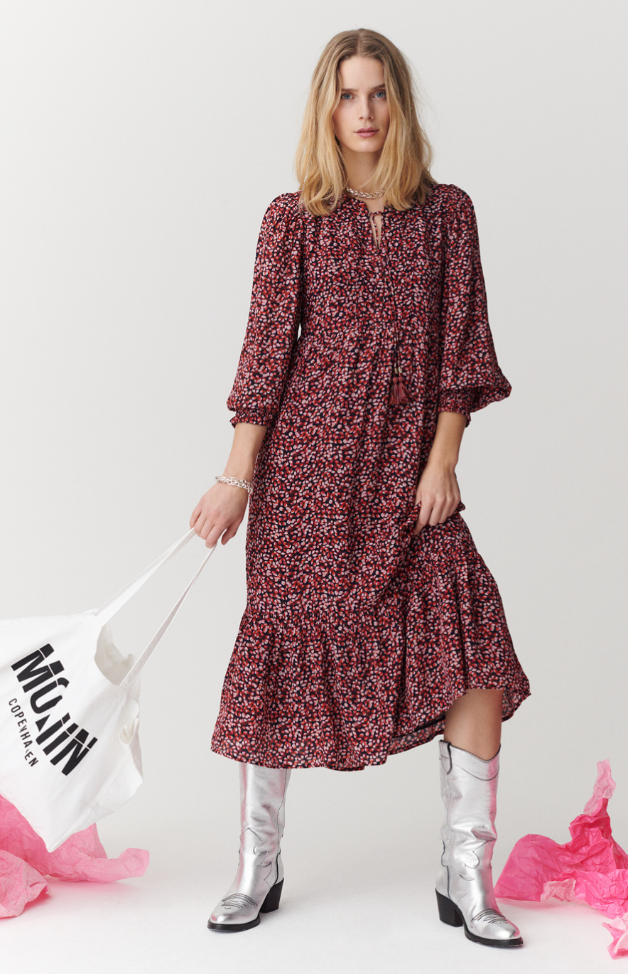 Moliin Ida Dress-Fuschia Purple