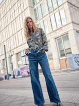Mos Mosh Dara Hera Jeans in Dark Blue - 167930