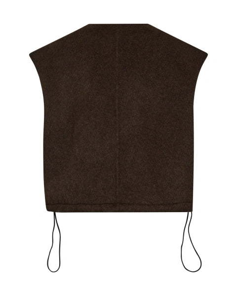 Mos Mosh Elise Losia Wool Vest in Delicioso - 173970