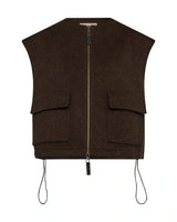 Mos Mosh Elise Losia Wool Vest in Delicioso - 173970