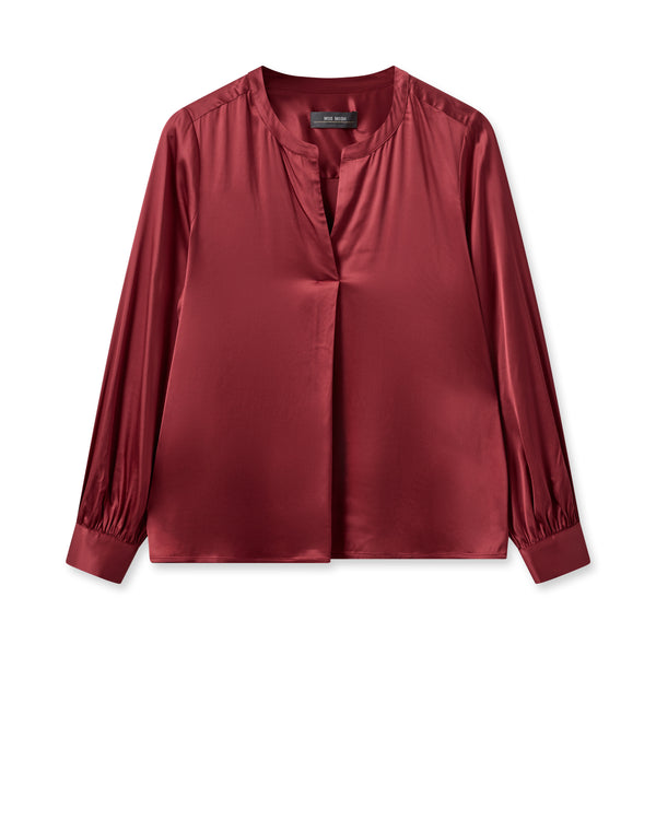 mos mosh enfa satin blouse garnet evalucia boutique perth scotland