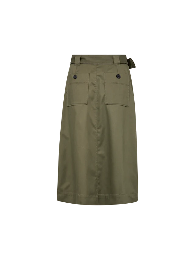 Mos Mosh Koda Billie Skirt in Olive Night - 176560