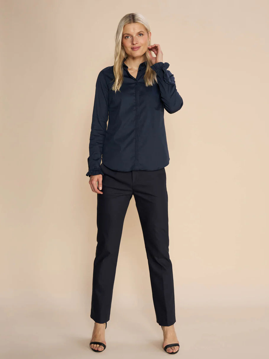 Mos Mosh Mattie Flip Shirt-Night Blue-144070