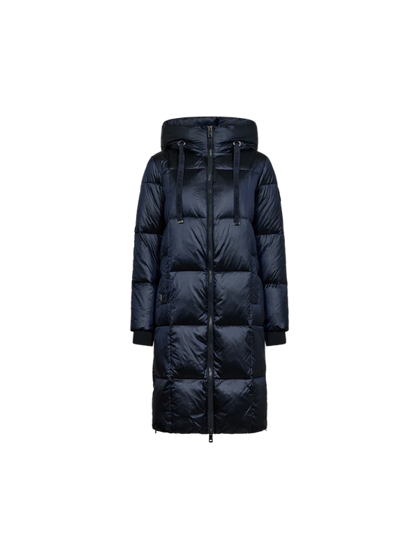 Mos Mosh Metallic Down Jacket in Salute Navy - 154370/468