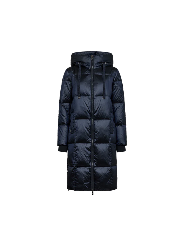 Mos Mosh Metallic Down Jacket in Salute Navy - 154370/468