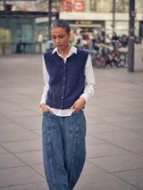 Mos Mosh Rosy Galleon Jeans in Dark Blue - 174480