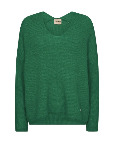 Mos Mosh Thora V-Neck Knit in Amazon - 153900