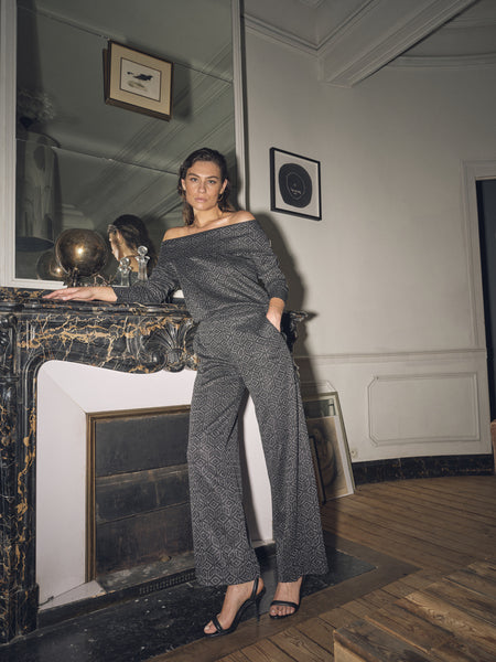 mos mosh zimu glam pant silver evalucia boutique perth scotland