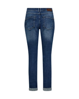 Mos Mosh Naomi Ricamo Jeans in Mid Blue - 172430