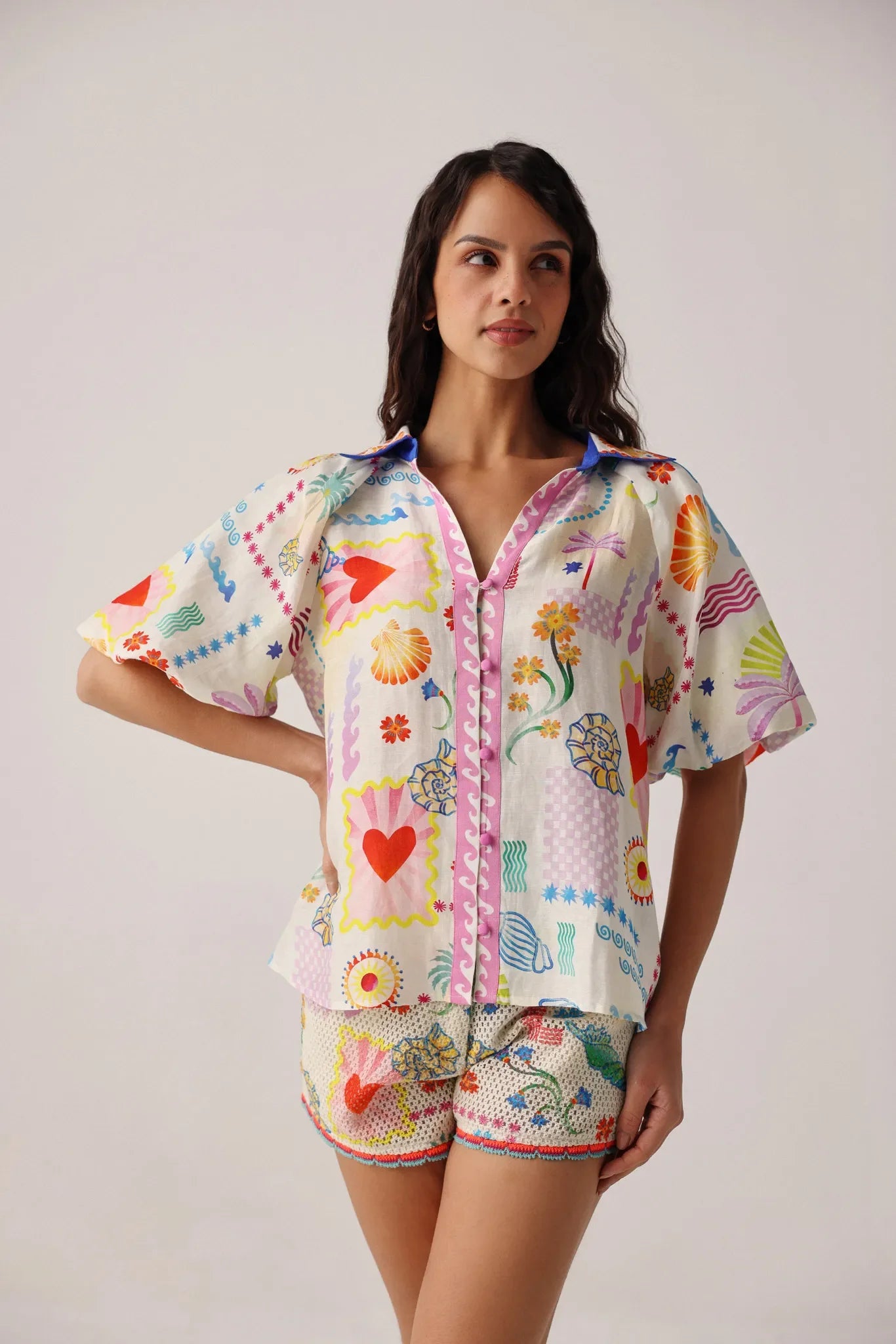 NOIB Florence Shirt in Seascape